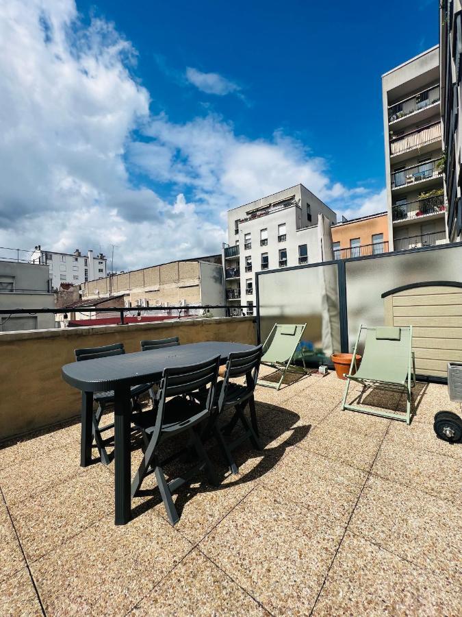 Bel Appartement Avec Terrasse Pantin Eksteriør bilde